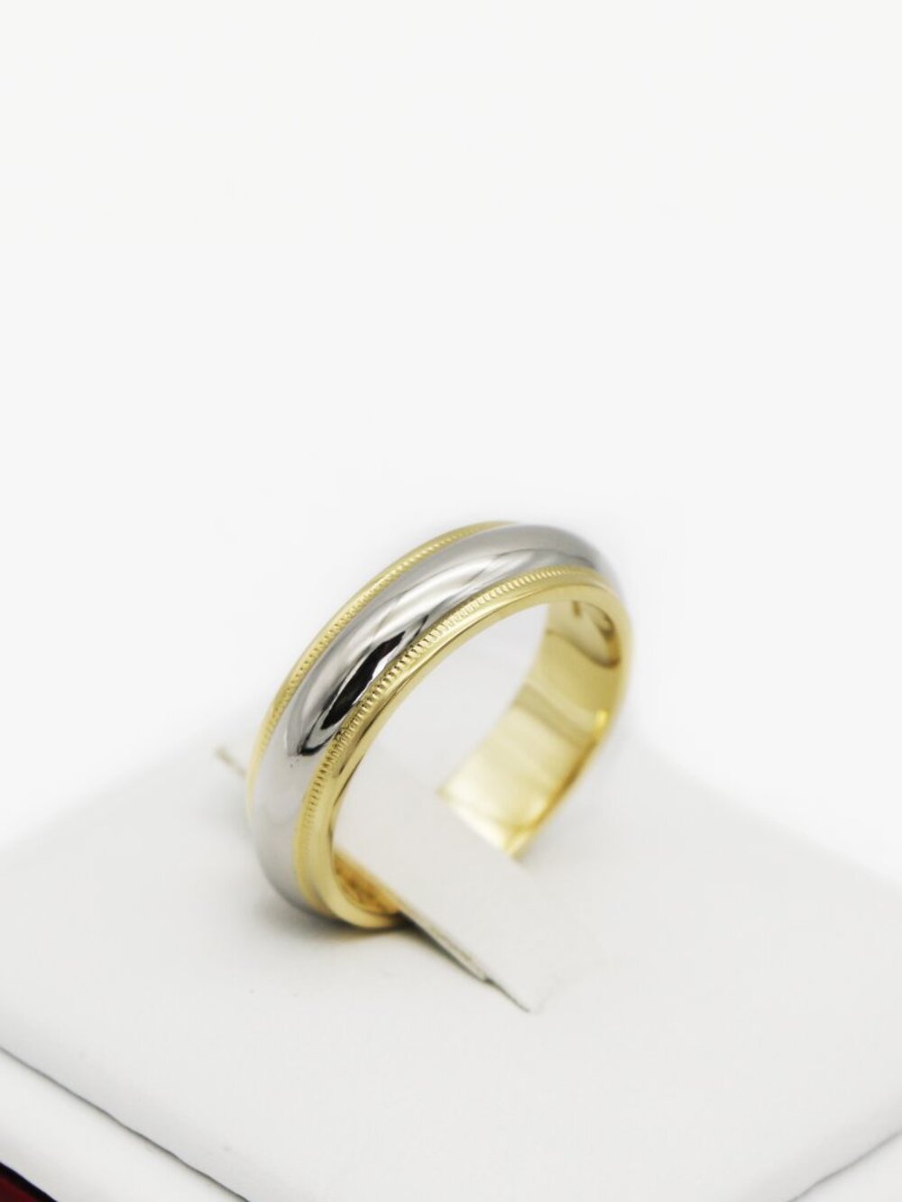 DIANA 18K Gold Platinum Wedding Band
